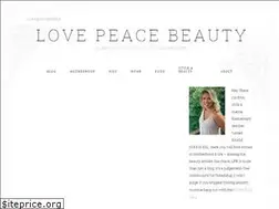 Sites similar to lovepeacebeauty.com