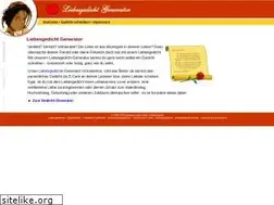 Sites similar to lovepoem.de