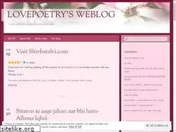 Sites similar to lovepoetry.wordpress.com
