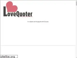 Sites similar to lovequoter.com