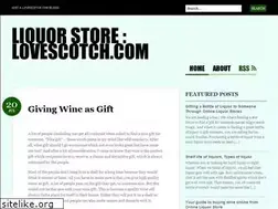 Sites similar to lovescotchliquor.wordpress.com