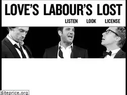 Sites similar to loveslabourslost.com