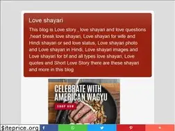 Sites similar to lovestoryloveshayari.blogspot.com