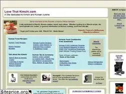 Sites similar to lovethatkimchi.com
