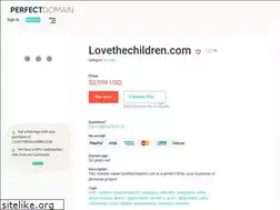 Sites similar to lovethechildren.com