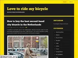 Sites similar to lovetoridemybicycle.wordpress.com
