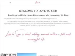 Sites similar to lovetospa.com