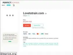 Sites similar to lovetotrain.com