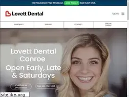 Sites similar to lovettdentistryconroe.com
