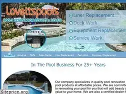 Sites similar to lovettspools.com