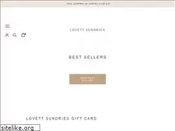 Sites similar to lovettsundries.com