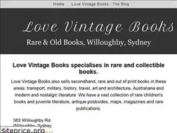 Sites similar to lovevintagebooks.com.au