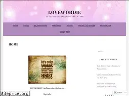 Sites similar to lovewordie.wordpress.com