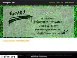 Sites similar to loveyourhair.de