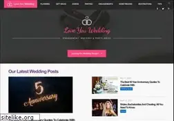 Sites similar to loveyouwedding.com