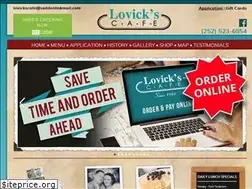 Sites similar to lovickscafe.com
