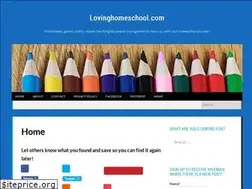 Sites similar to lovinghomeschool.com
