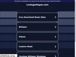 Sites similar to lovingwhisper.com