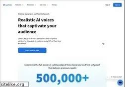 Sites similar to lovo.ai