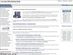 Sites similar to low-cost-web-hosting-guide.com