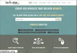 Sites similar to lowcostseo.co