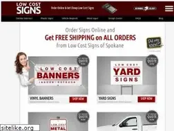 Sites similar to lowcostsigns.com
