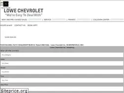 Sites similar to lowechevybuick.com
