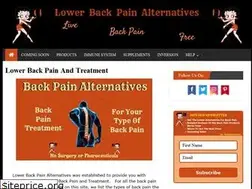 Sites similar to lowerbackpainalternatives.com