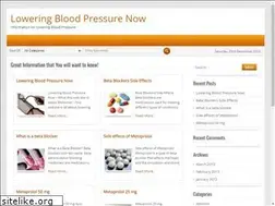 Sites similar to loweringbloodpressurenow.com