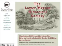 Sites similar to lowermerionhistory.org
