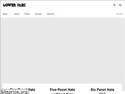Sites similar to lowerparkhats.com