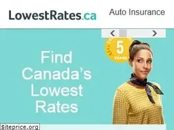 Sites similar to lowestrates.ca