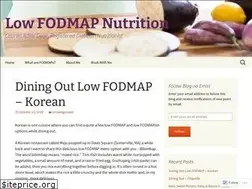 Sites similar to lowfodmapnutrition.com