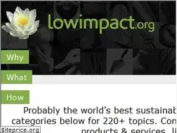 Sites similar to lowimpact.org