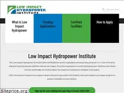 Sites similar to lowimpacthydro.org