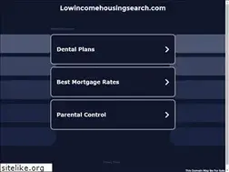 Sites similar to lowincomehousingsearch.com