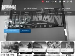 Sites similar to lowmanlawfirm.com