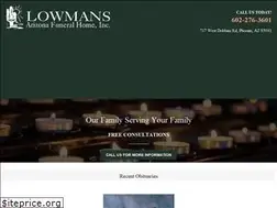 Sites similar to lowmansazfuneralhome.com