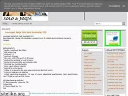 Sites similar to lowongan-kerja-solo.blogspot.com