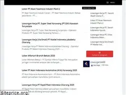 Sites similar to lowongan4400.net