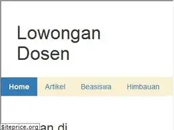 Sites similar to lowongandosen.com