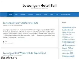 Sites similar to lowonganhotelbali.info