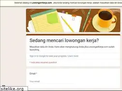 Sites similar to lowongankerja.com