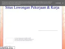 Sites similar to lowonganpekerjaankerja.blogspot.com