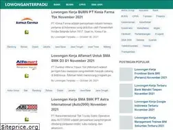 Sites similar to lowonganterpadu.com