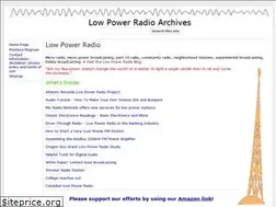 Sites similar to lowpowerradio.googlepages.com