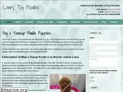 Sites similar to lowrytoypoodlesandmaltese.com