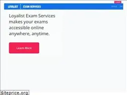 Sites similar to loyalistexams.com
