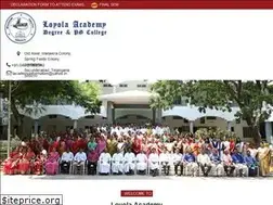 Sites similar to loyolaacademyugpg.ac.in