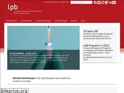 Sites similar to lpb-bw.de